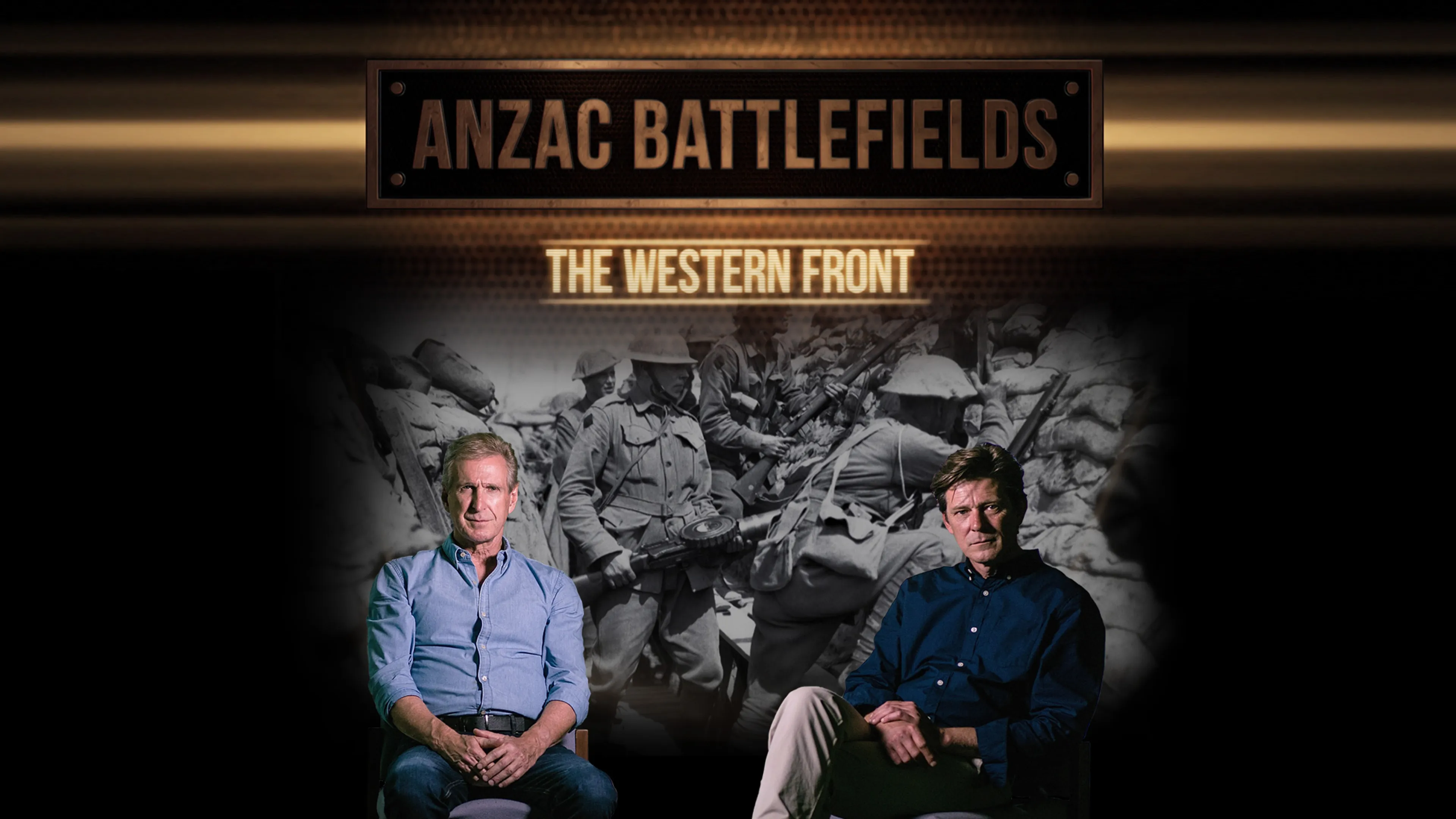 Anzac Battlefields: The Western Front poster